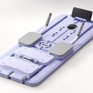 Pilates Board Sculpt – Foldable Core Trainer with Detachable Resistance Bands for Waist, Legs & Arms