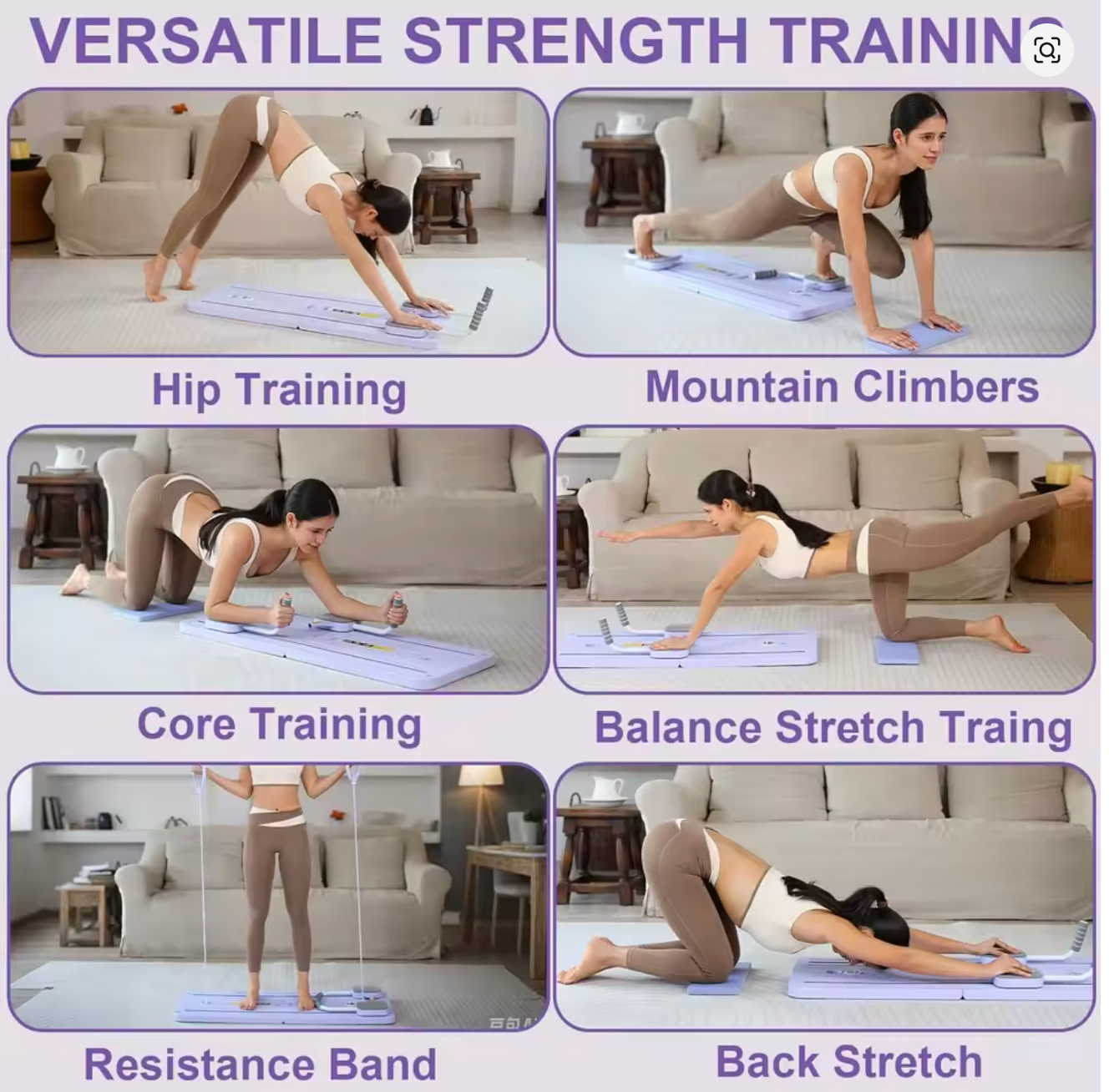 Foldable Abdominal Training Board – Adjustable Resistance Core & Full Body Trainer - Image 10