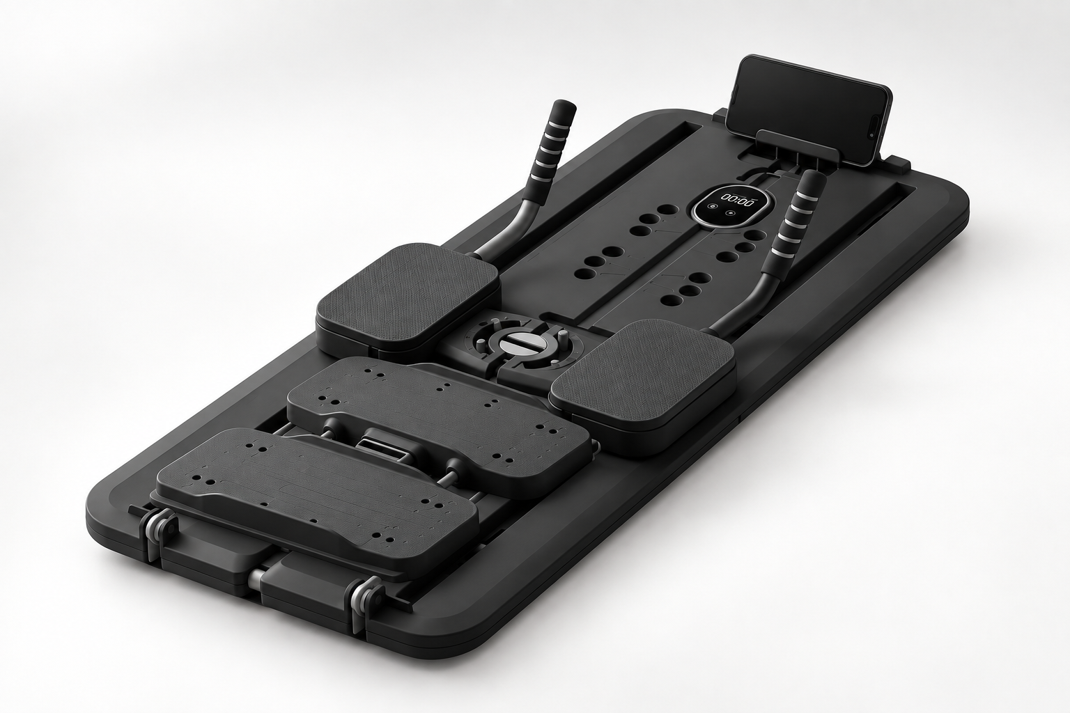 Compact Plank Training Board with Foldable Closure & Detachable Resistance Bands, Multifunctional Abdominal Trainer for Waist, Legs & Arms for Strengthening and Shaping - Image 3